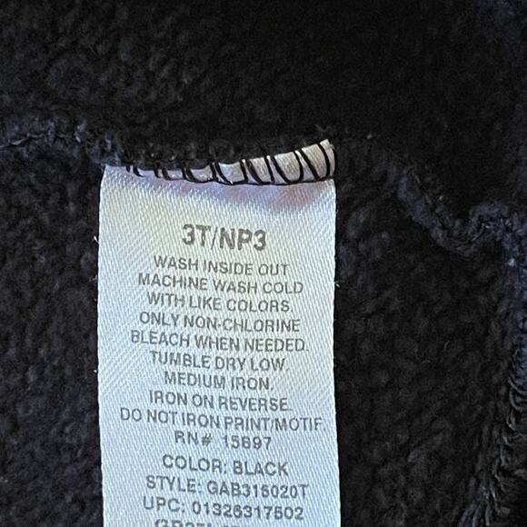 Garanimals Dinosaur Pullover Black Sweatshirt 3Т - Picture 4 of 4